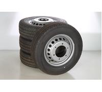 Mercedes-Benz Pack de roues complètes d'été acier 16 pouces avec pneus Continental pour Sprinter NCV3 906, Sprinter VS30 Hinterradantrieb 907, Mercedes-Benz d'origine A9064013800 VB-AB