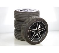 Mercedes-Benz Pack de roues complètes d'été en alliage 18 pouces avec pneus Michelin pour Classe C 206, Mercedes-AMG d'origine A2064017600 VB-AA