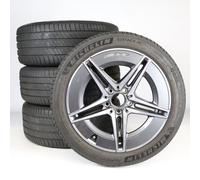 Mercedes-Benz Pack de roues complètes d'été en alliage 18 pouces avec pneus Michelin pour 206, Mercedes-AMG d'origine A2064017600 VB-ZB