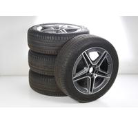 Mercedes-Benz Pack de roues complètes d'été en alliage 19 pouces avec pneus Continental pour Classe GLA H247, Classe GLB X247, Mercedes-AMG d'origine A2474011500 VK-AB