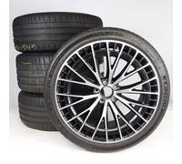 Mercedes-Benz Pack de roues complètes d'été en alliage 21 pouces avec pneus Michelin pour EQE 295, Mercedes-AMG d'origine A2954012900 VA-ZB