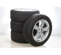 Mercedes-Benz Pack de roues complètes d'hiver en alliage 17 pouces avec pneus Michelin pour 206, Mercedes-Benz d'origine A2064014500 VA-ZB