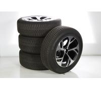 Mercedes-Benz Pack de roues complètes d'hiver en alliage 18 pouces avec pneus Continental pour GLC-SUV X254, GLC -Coupe 254, Mercedes-Benz d'origine A2544010100 VB-ZA