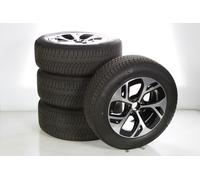 Mercedes-Benz Pack de roues complètes d'hiver en alliage 18 pouces avec pneus Continental pour GLC-SUV X254, GLC -Coupe 254, Mercedes-Benz d'origine A2544010100 VB-ZA