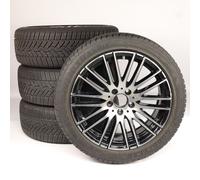 Mercedes-Benz Pack de roues complètes d'hiver en alliage 18 pouces avec pneus Goodyear pour Classe C 206, Mercedes-Benz d'origine A2064014900 VA-ZB