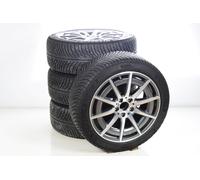 Mercedes-Benz Pack de roues complètes d'hiver en alliage 18 pouces avec pneus Michelin pour Classe C 206, Mercedes-AMG d'origine A2064012100 VB-ZB