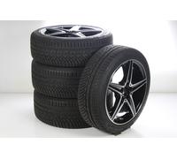 Mercedes-Benz Pack de roues complètes d'hiver en alliage 18 pouces avec pneus Michelin pour Classe C 205, Mercedes-AMG d'origine A2054011100 VH-ZB
