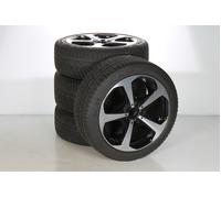 Mercedes-Benz Pack de roues complètes d'hiver en alliage 18 pouces avec pneus Michelin pour Classe C 205, Mercedes-Benz d'origine A2054014600 VB-ZB