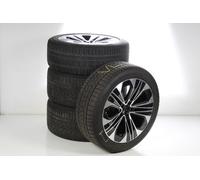 Mercedes-Benz Pack de roues complètes d'hiver en alliage 19 pouces avec pneus Continental pour Classe E 214, Mercedes-Benz d'origine A2144012300 VA-ZB