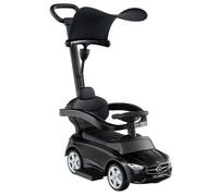 Mercedes-Benz Porteur Enfants 3-en-1, Voiture Enfant avec Auvent Réglable, Espace de Rangement, Poignée Amovible, 18 à 36 Mois,