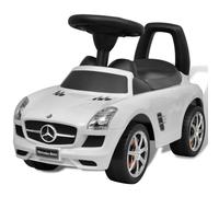 vidaXL Voiture à Pousser par Pieds pour Enfants Blanc Voiture-jouet Tout-petits 80089
