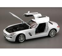 Mercedes SLS AMG C197 Blanc Modèle Réduit 1:24 Welly