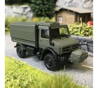 Mercedes Benz, Unimog U5023, véhicule militaire avec treuil - BUSCH 51058 - HO 1
