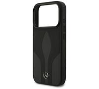 CG Mobile – Étui en cuir Mercedes The Move – Compatible MagSafe – iPhone 17 Pro (Noir)