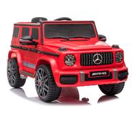 Mercedes G63 Enfant Électrique Rouge EVA Roues Cuir Synthétique LED Télécommande