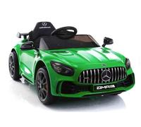 Mercedes Gt R Voiture Électrique Enfants pour Poussette Eva LED MP3 USB SD Vert