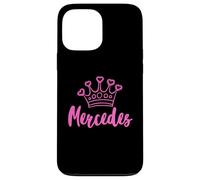 Mercedes la Reine/nom et Couronne pour Femme appelée Mercedes Coque pour iPhone 13 Pro Max
