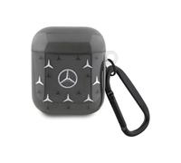 Mercedes Large Star Pattern Case, Noir - AirPods 1/2 Gen