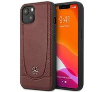 Mercedes Leather Urban Bengale Case pour Iphone 15 - Rouge