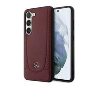Mercedes Leather Urban Bengale Case pour Samsung Galaxy S23 - Rouge