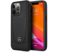 Mercedes Leather Urban Line - Étui pour iPhone 15 Pro (noir)