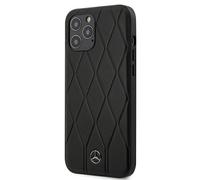 Mercedes Leather Wave Line - étui pour iPhone 12 mini (noir)