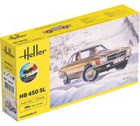 Heller Kit de démarrage MB 450 SL 1/43 avec colle et peintures – 56171