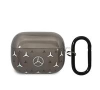 Mercedes MEAP8DPMGS Étui de protection pour AirPods Pro Cover Noir Grand motif étoile