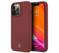 Mercedes MEHCP13LSILRE iPhone 13 Pro / 13 6.1" rouge coque rigide Silicone Line Handyhülle