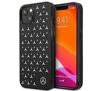Mercedes MEHCP13SESPBK Coque de Protection pour iPhone 13 Mini 5,4" Noir Motif étoiles