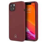 Mercedes MEHCP13SSILRE Coque de Protection en Silicone pour iPhone 13 Mini 5,4" Rouge
