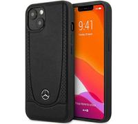 Mercedes MEHCP15MARMBK Apple iPhone 15 Plus / 14 Plus étui rigide en cuir noir urbain