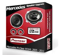 Mercedes ML Porte Arrière Haut Parleurs Pioneer Voiture Kit + Adaptateur 250W