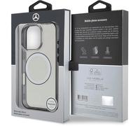 Mercedes Printed Logo Case with MagSafe for iPhone 16 Pro Max 6.9"" Clear - MEHMP16X23HUOKC