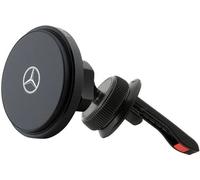 Mercedes Silver Star MagSafe - Support magnétique pour voiture avec recharge sans fil 15W (noir)