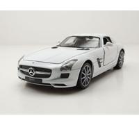 Mercedes SLS AMG C197 Blanc Modèle Réduit 1:24 Welly