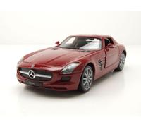 Mercedes-benz SLS AMG 2009 Rouge 1:24 Model 4244 Welly