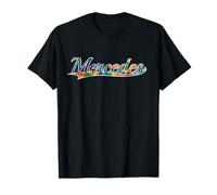 Mercedes Texas City Luxury Name Tie Dye Vintage Varsity T-Shirt