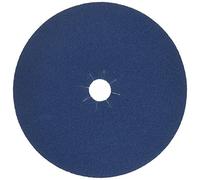 Mercer Industries 410080 Sol disque de ponçage, Zirconium, tissu, dos, 17,8 cm X 7/20,3 cm trou, grain 80 x, Lot de 25