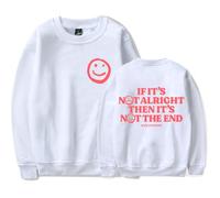 Merch Andy Grammer It's Not The End Sweat-shirt à col rond décontracté unisexe, blanc, M
