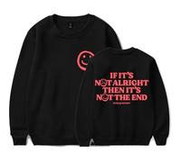 Merch Andy Grammer It's Not The End Sweat-shirt à col rond décontracté unisexe, Noir , XXL