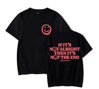 Merch Andy Grammer It's Not The End T-shirt hommes femmes chemise manches courtes décontracté graphique t-shirt, Noir , 4XL