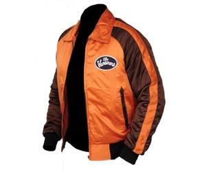 MERCH ATTIRE Ken Wahl The Wanderers Movie Varsity Veste bomber en satin pour Halloween, Satin - Blouson Bomber Varsity, XXL