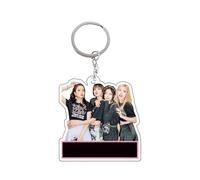 Merch BlackP Groupe musical Kpop Porte-clés Pendentif en acrylique Accessoires pour sacs Accessoires à suspendre pour voiture Sacs à dos Porte-clés Merch pour les fans A15