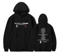 Merch Damiano David Funny Little Fears Album Sweat à capuche unisexe, Noir , S