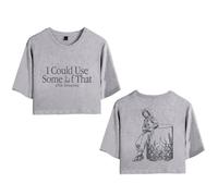 Merch Ella Langley Song I Could Use Some of That Crop Top Unisexe Classique, gris, XL