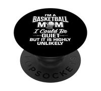 Merch Funny Basketball Mom - Design Unique Mignon Mamans PopSockets PopGrip Adhésif