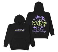Merch Kpop Katseye Soft is Strong Sweat à capuche Beautiful Chaos Tour Manches longues Streetwear Hommes Femmes, Noir , S