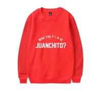 Merch Leiva Who The Fk Is Juanchito Crew Vêtements unisexe, Rouge, XL