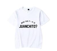 Merch Leiva Who The Fk is Juanchito T-shirt à manches courtes unisexe classique, blanc, 4XL